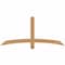 Ekena Millwork Bellingham Timber Gable Bracket, Western Red Cedar, 60"W x 27"H x 3 1/2"D x 3 1/2"F, 11/12 Pitch GBW060X27X0404BEL00SWR - alternate 1